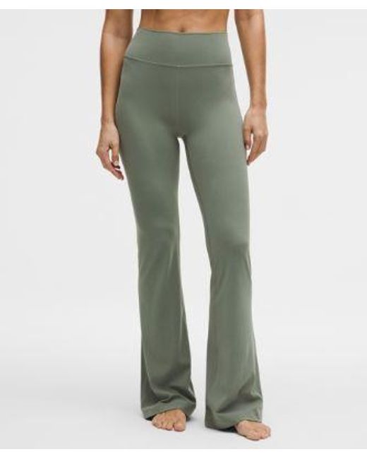 lululemon athletica Green Groove Nulu High-Rise Flared Pant