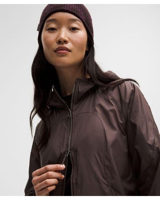 lululemon athletica Brown – Lightweight Windbreaker Jacket Slnsh Collection – – Size Large