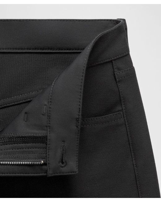 lululemon athletica Black Easyfive Low-Rise Classic Wide-Leg Pant