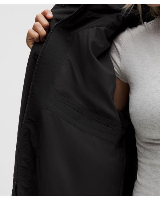 lululemon athletica Black Always Effortless Long Jacket