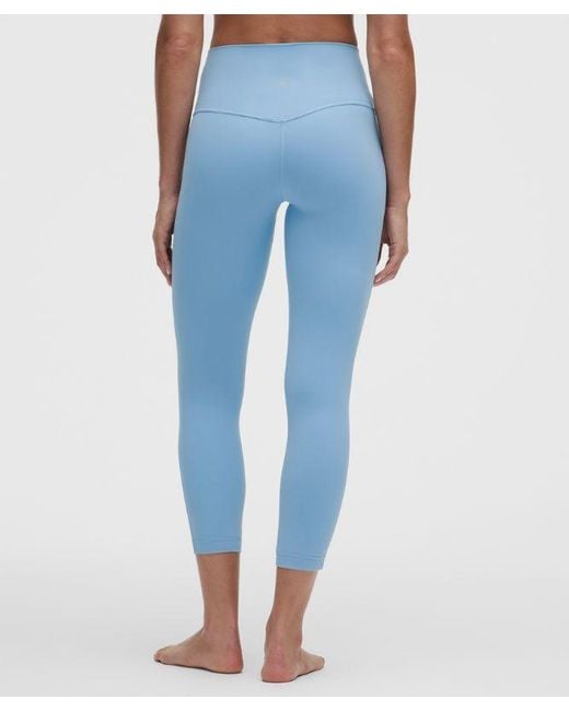 lululemon athletica Blue – Align High-Rise Crop Leggings – 23" – – Size 4