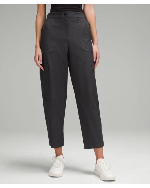 lululemon athletica Black Light Utilitech Cargo Pocket High-rise Pants - Color Grey - Size 33