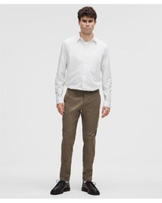lululemon athletica White New Venture Classic Fit Shirt for men