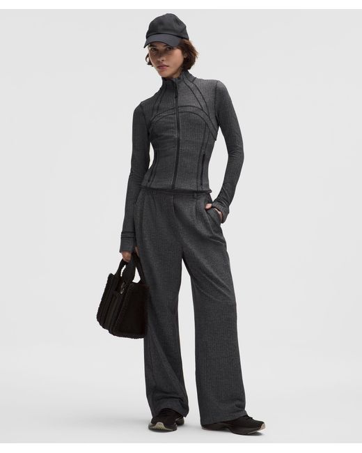 lululemon athletica Gray Define Cropped Jacket