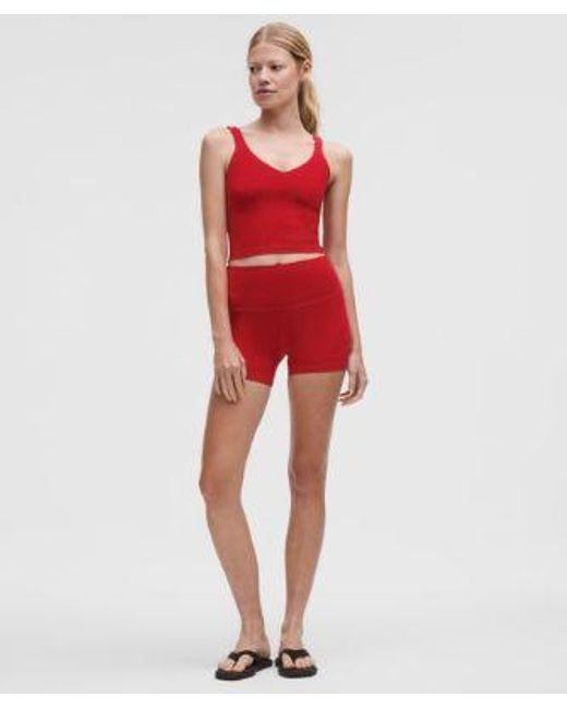 lululemon athletica Red – Align Tank Top Light Support, A/B Cup – – Size 4
