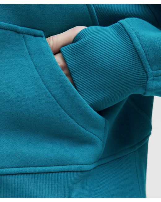 lululemon athletica Blue Scuba Oversized Half-Zip Hoodie