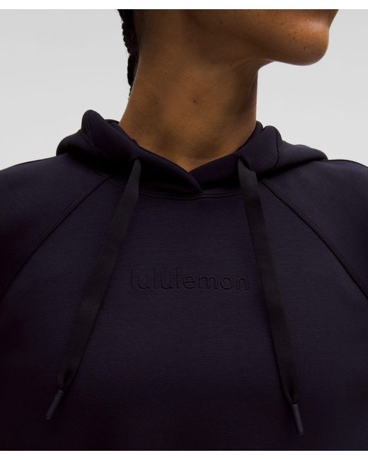 lululemon athletica Blue Smooth Spacer Cropped Hoodie
