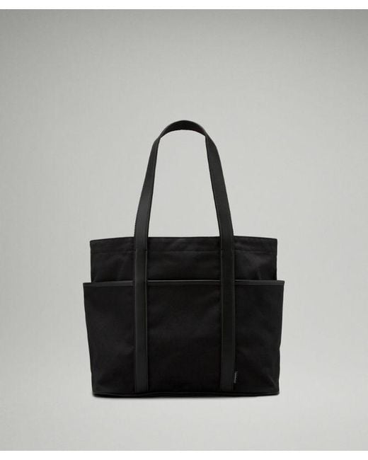 lululemon athletica Black Daily Multi-Pocket Canvas Tote Bag 20L
