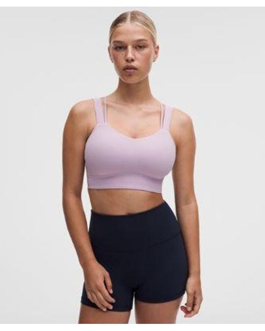 lululemon athletica Blue Like A Cloud Longline Bra
