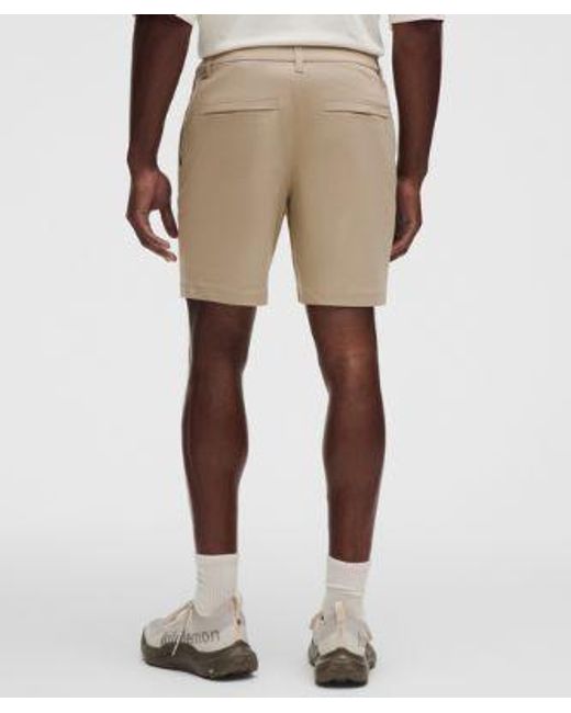 lululemon athletica Natural Abc Classic-Fit Short 7" for men