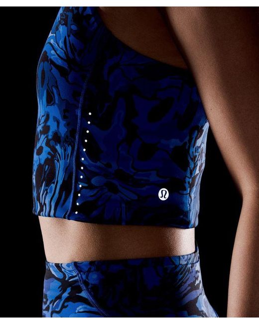 lululemon athletica Blue Swift Speed Cropped Tank Top