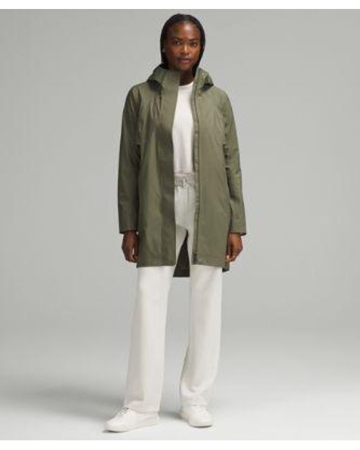 lululemon athletica Green Rain Rebel Jacket