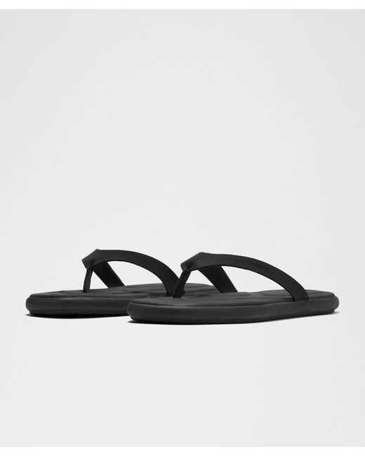 lululemon athletica Black Restfeel Flip-Flop