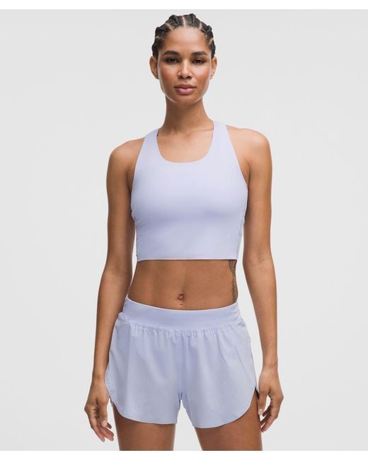 lululemon athletica Blue – Fast And Free Tank Top Light – – Size Large