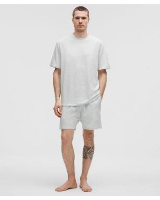 lululemon athletica White Becalm Relaxed-Fit Short-Sleeve Shirt for men