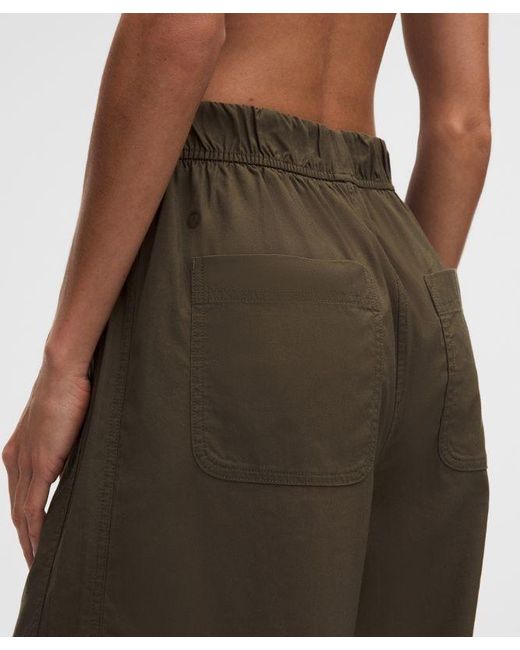 lululemon athletica Brown – Lululinen High-Rise Relaxed-Fit Pants Regular – – Size Large