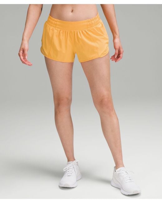 lululemon athletica Hotty Hot Low-rise Lined Shorts - 2.5" - Color Orange - Size 6