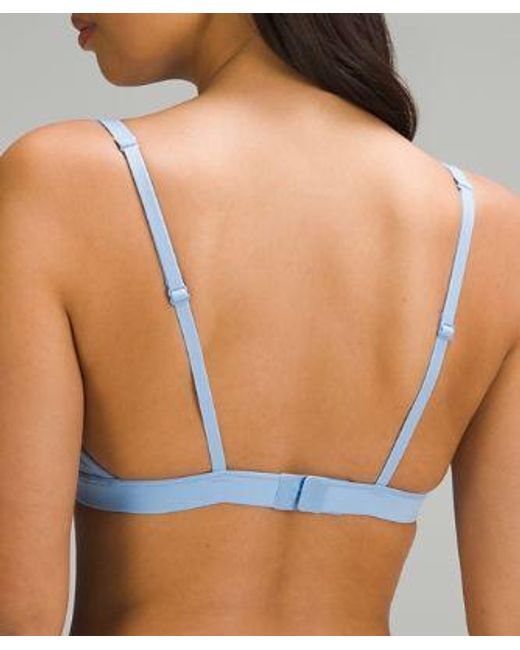 lululemon athletica Blue – Wundermost Ultra-Soft Nulu Triangle Bralette A–D Cups – –