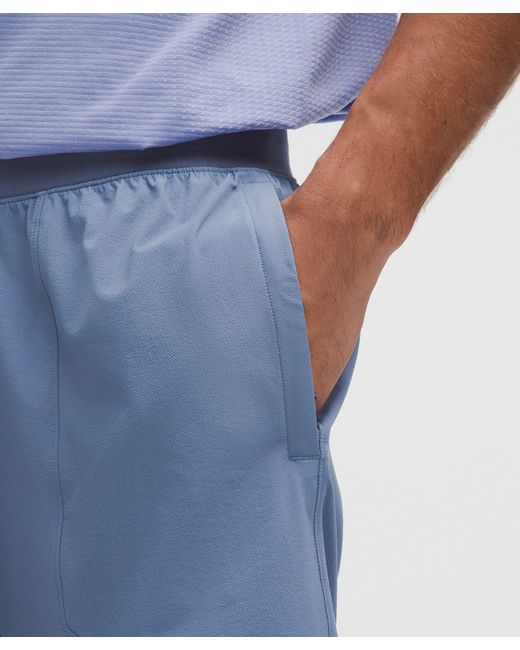 lululemon athletica Blue License To Train Lined Short 7" for men