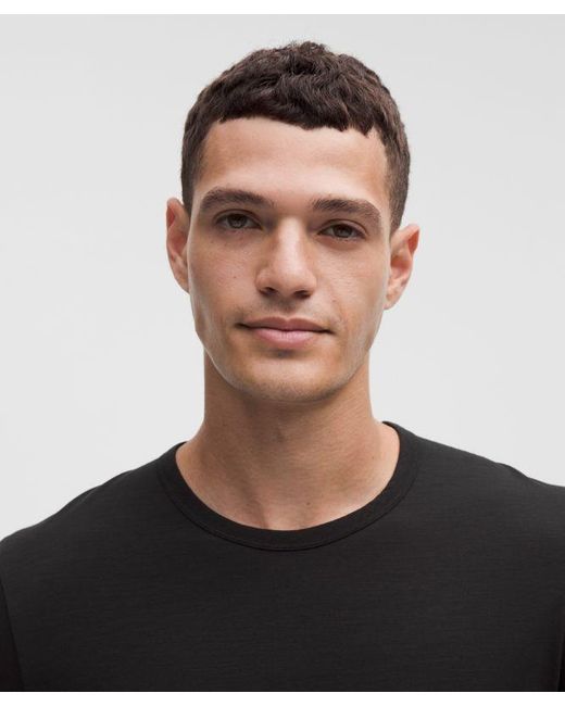 lululemon athletica Black Mile Maker Merino Wool-Blend Long-Sleeve Shirt for men