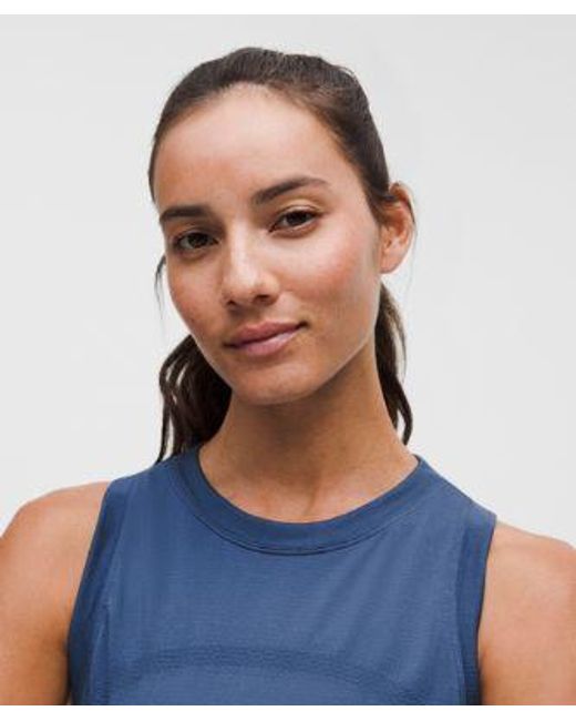 lululemon athletica Blue Swiftly Relaxed Tank Top