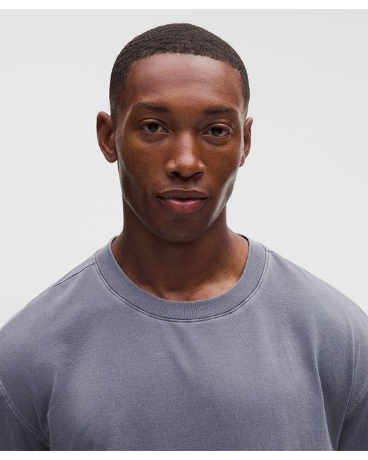 lululemon athletica Blue – Easyset Training Short-Sleeve Shirt – – Size Large for men