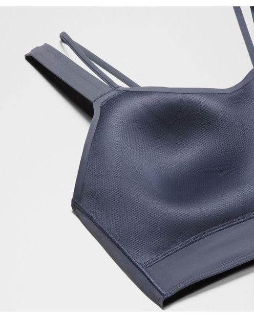 lululemon athletica Blue – Like A Cloud Longline Sports Bra Light Support, D/Dd Cup – – Size 14