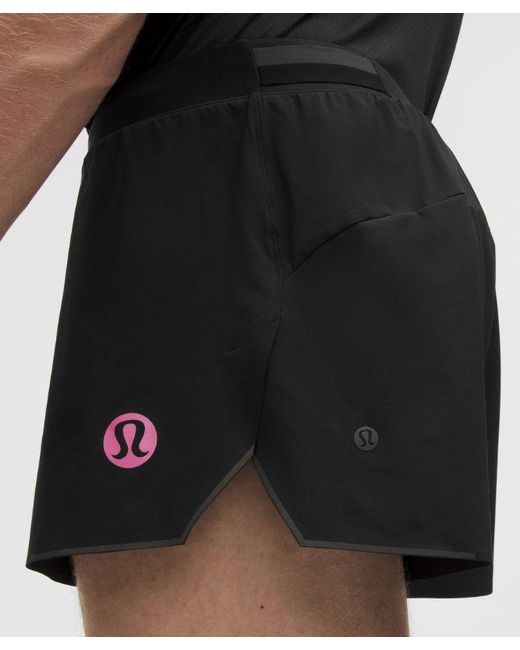 lululemon athletica Black – Fast And Free Split Shorts London '26 – 3" – – Size Large for men
