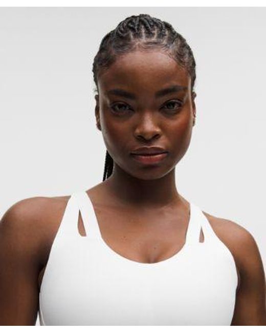 lululemon athletica White – Levitation Sports Bra High Support, B–Dd Cups – – Size 6