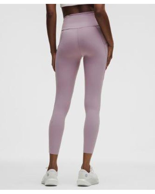lululemon athletica Red – Fast And Free High-Rise Tight Leggings 5 Pocket – 25" – /Pastel – Size 4