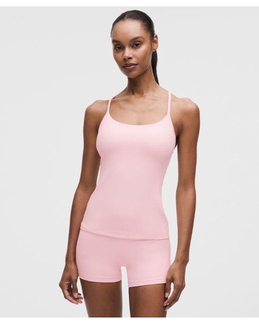 lululemon athletica Pink Flow Y Tank Top