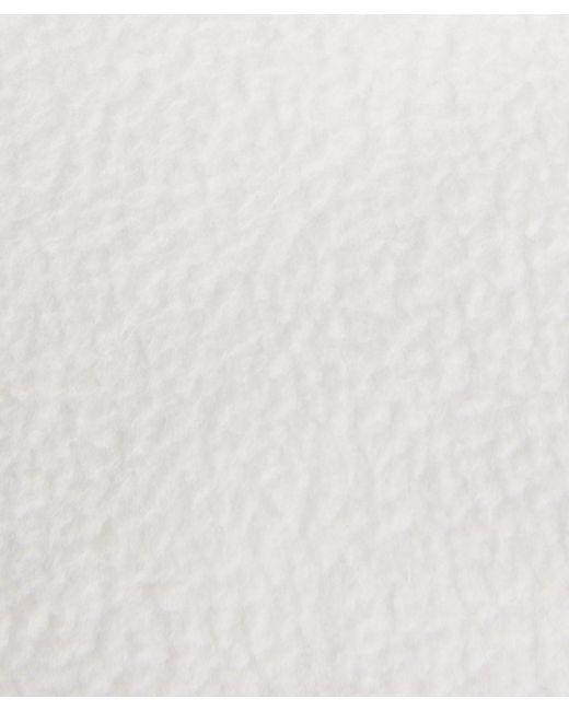 lululemon athletica White Fleece Snap-front Cardigan