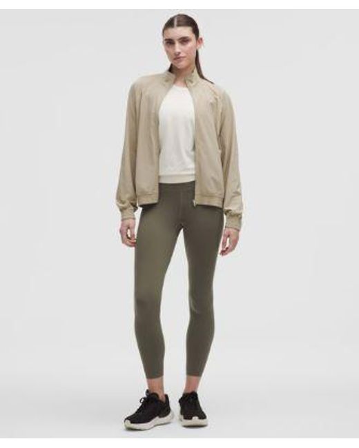 lululemon athletica Green Fast And Free High-Rise Leggings 25" 5 Pocket