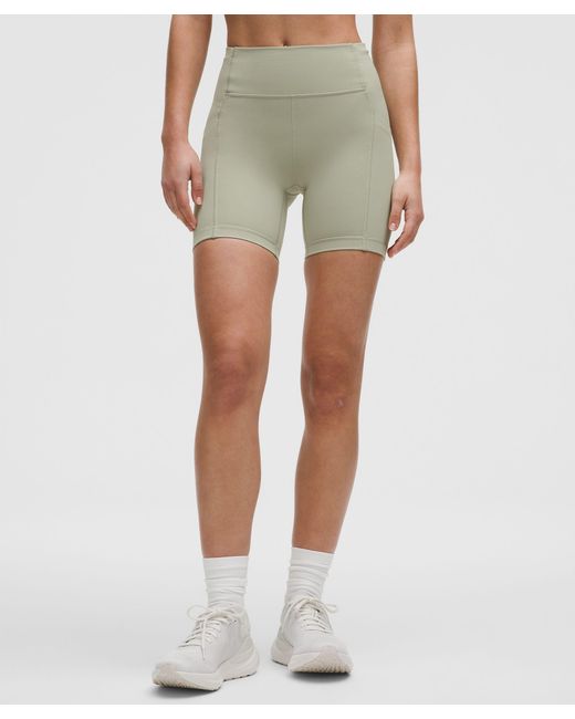 lululemon athletica Green Swift Speed High-Rise Short 6"