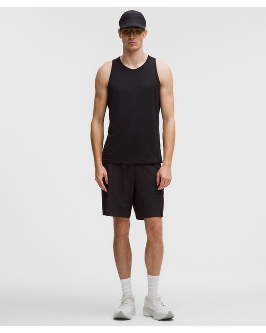 lululemon athletica Black Pace Breaker Linerless Short 9" for men
