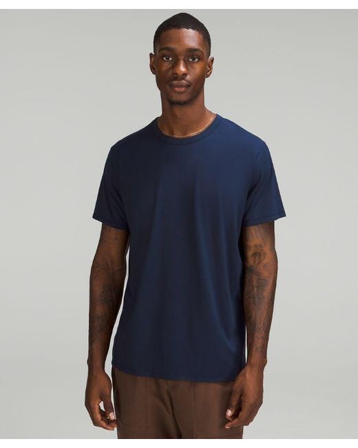 lululemon athletica Blue – Fundamental T-Shirt – – for men