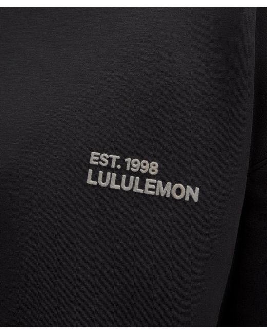 lululemon athletica Black Heavyweight Fleece Oversized Pullover