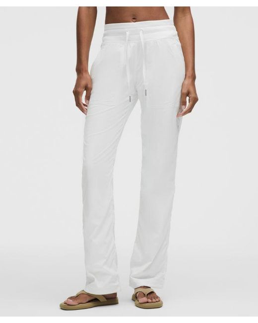 lululemon athletica White Dance Studio Mid-Rise Pant
