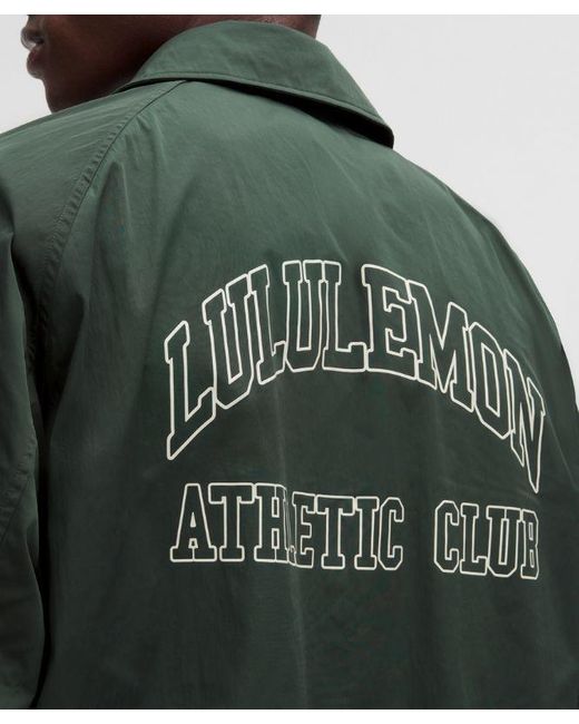 lululemon athletica Green Coaches Jacket for men