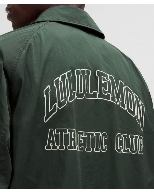 lululemon athletica Green Coaches Jacket for men