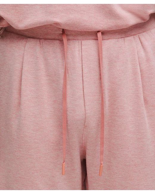 lululemon athletica Pink Becalm Relaxed-Fit Short 7" for men