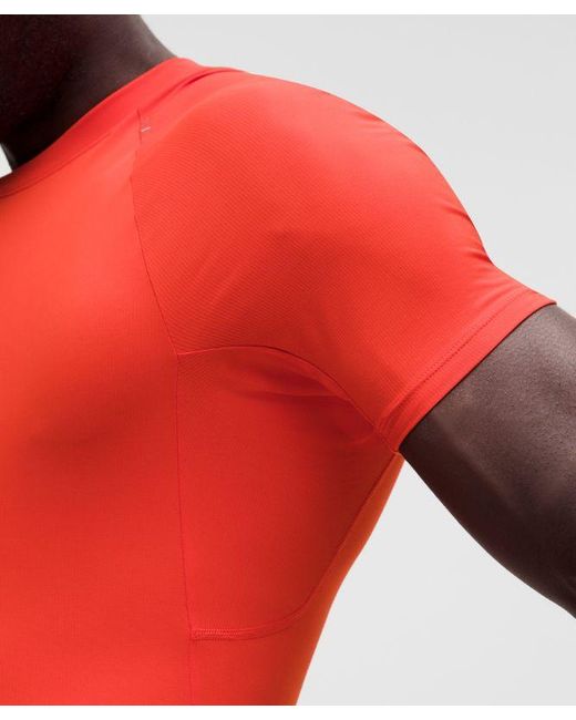 lululemon athletica Red – Repper Short-Sleeve Shirt – – Size Large for men
