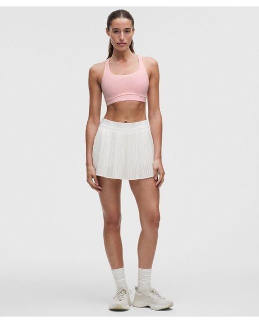 lululemon athletica White – Energy Sports Bra Medium Support, B-D Cups Evolve – – Size Large