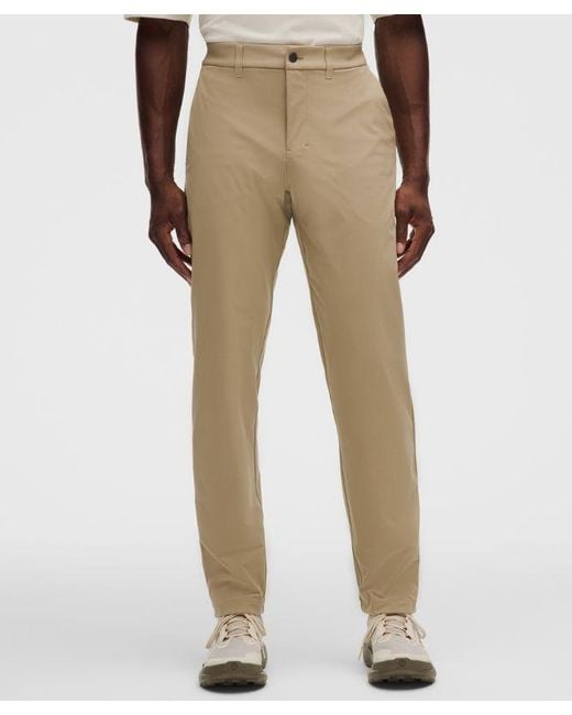 lululemon athletica Natural Abc Classic-Fit Trouser 34L for men