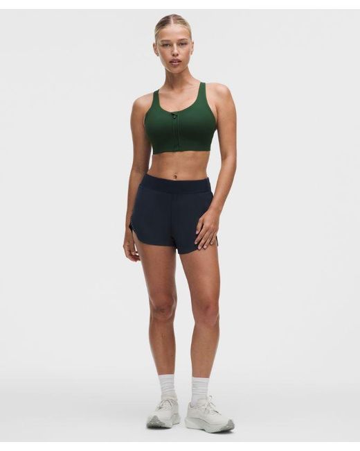 lululemon athletica Green Energy Zip-Front Bra