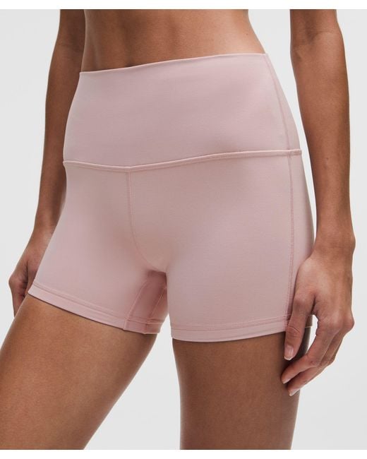 lululemon athletica Pink Align High-Rise Short 4"