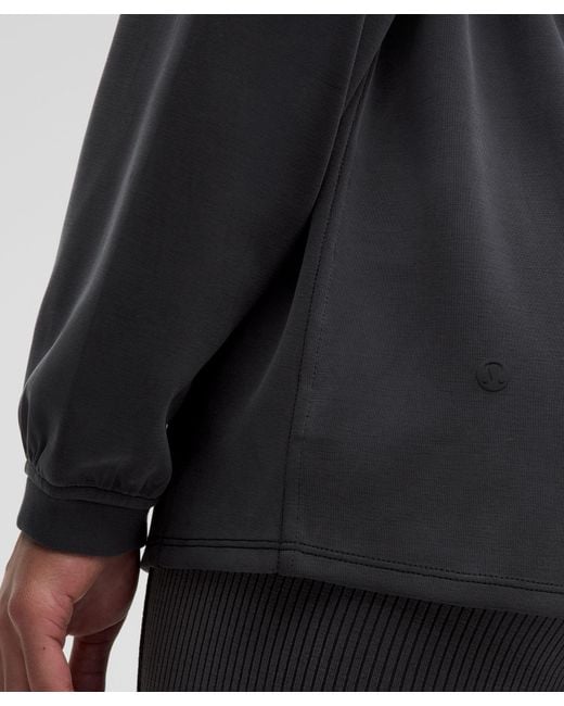 lululemon athletica Gray – Softstreme Cinch-Waist Full-Zip Jacket – – Size Large