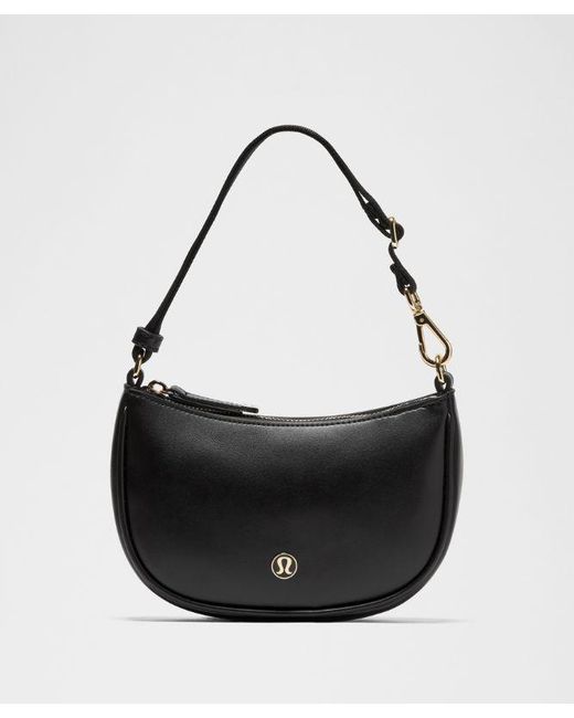 lululemon athletica Black – City Essentials Mini Shoulder Bag Smooth Alternative –