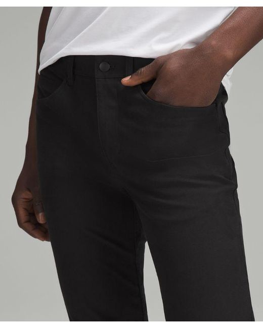 lululemon athletica Abc Slim-fit 5 Pocket Trousers 34"l Utilitech - Color Black - Size 28 for men