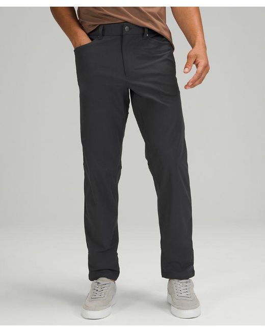 lululemon athletica Blue Abc Classic-fit 5 Pocket Trousers 30"l Warpstreme - Color Black - Size 28 for men